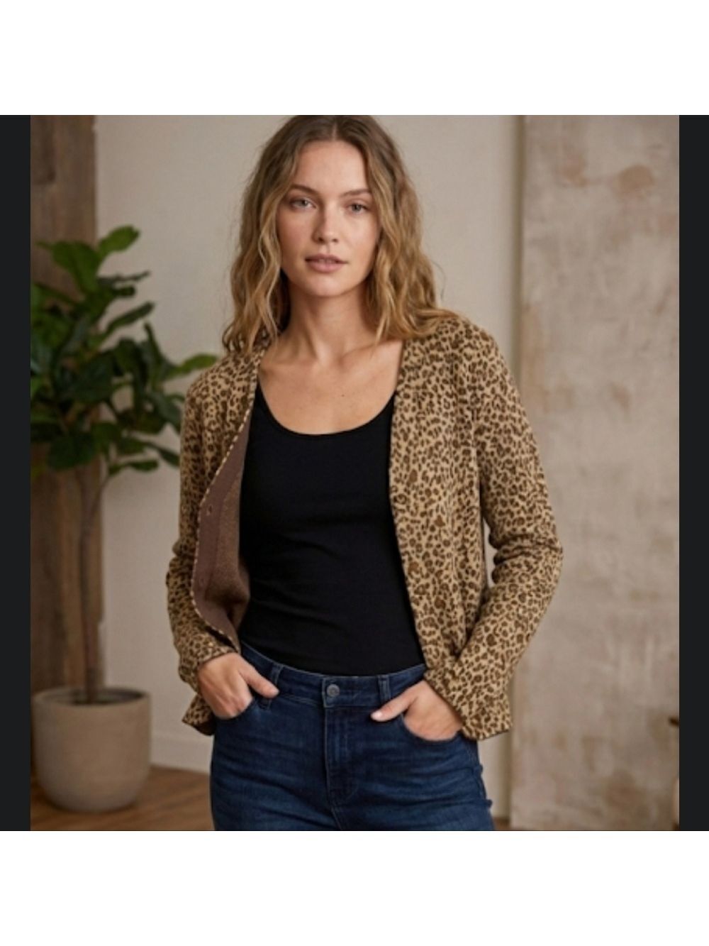 WDNY Animal Print Blazer